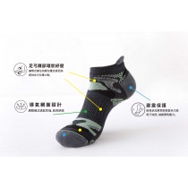 【抗菌除臭襪】大地迷彩船型機能襪-綠色 M008