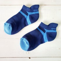 【抗菌除臭襪】耳朵船型童機能襪-藍色 B003
