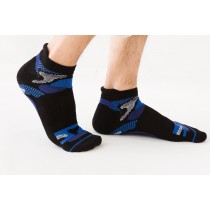 【抗菌除臭襪】大地迷彩船型機能襪-藍色 M006